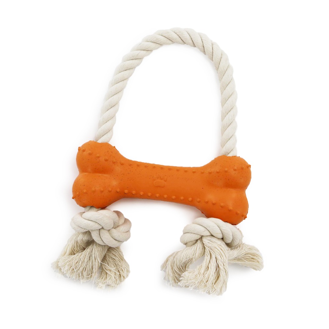 Rice Bone Dog Toy Choice of 3 Colours