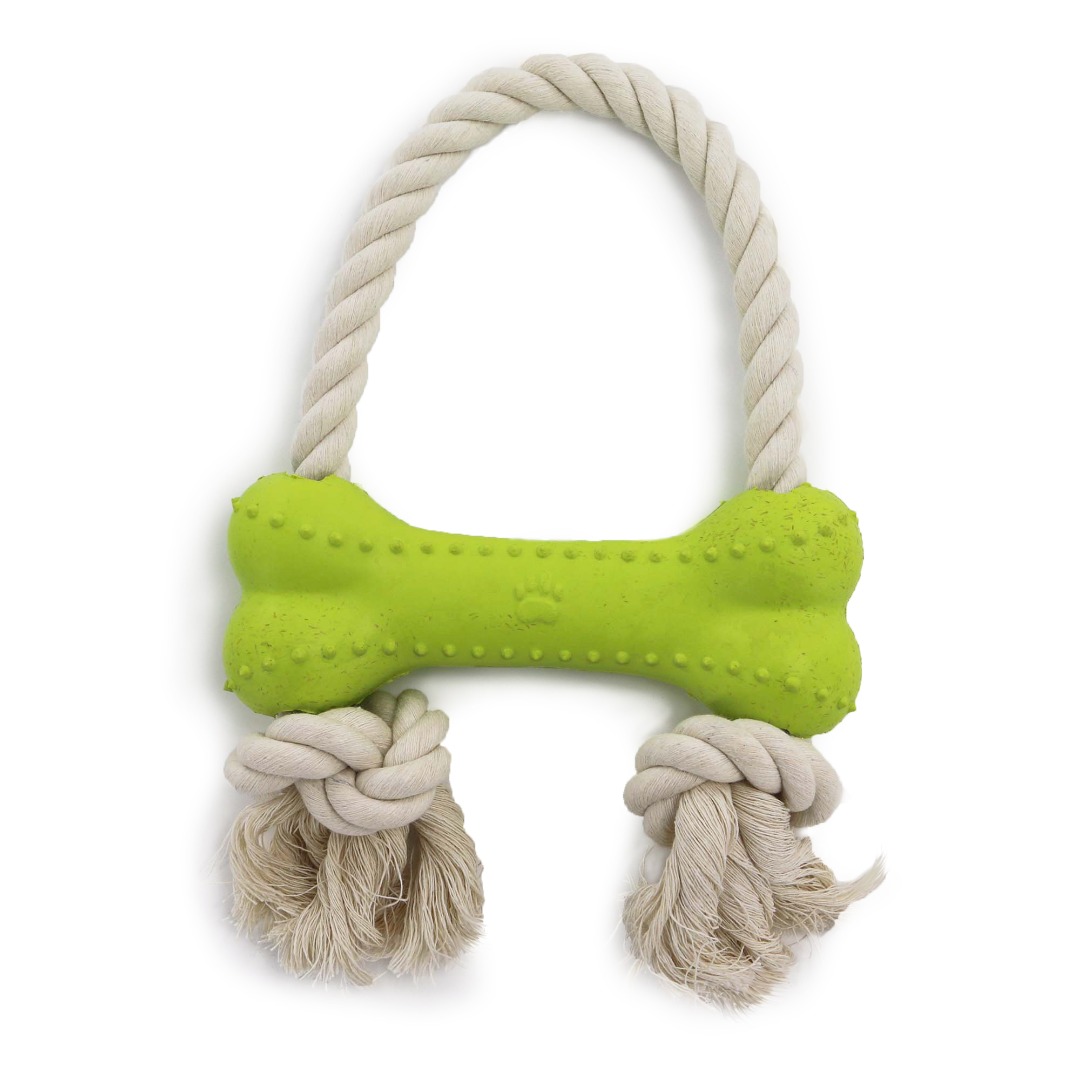 Rice Bone Dog Toy Choice of 3 Colours