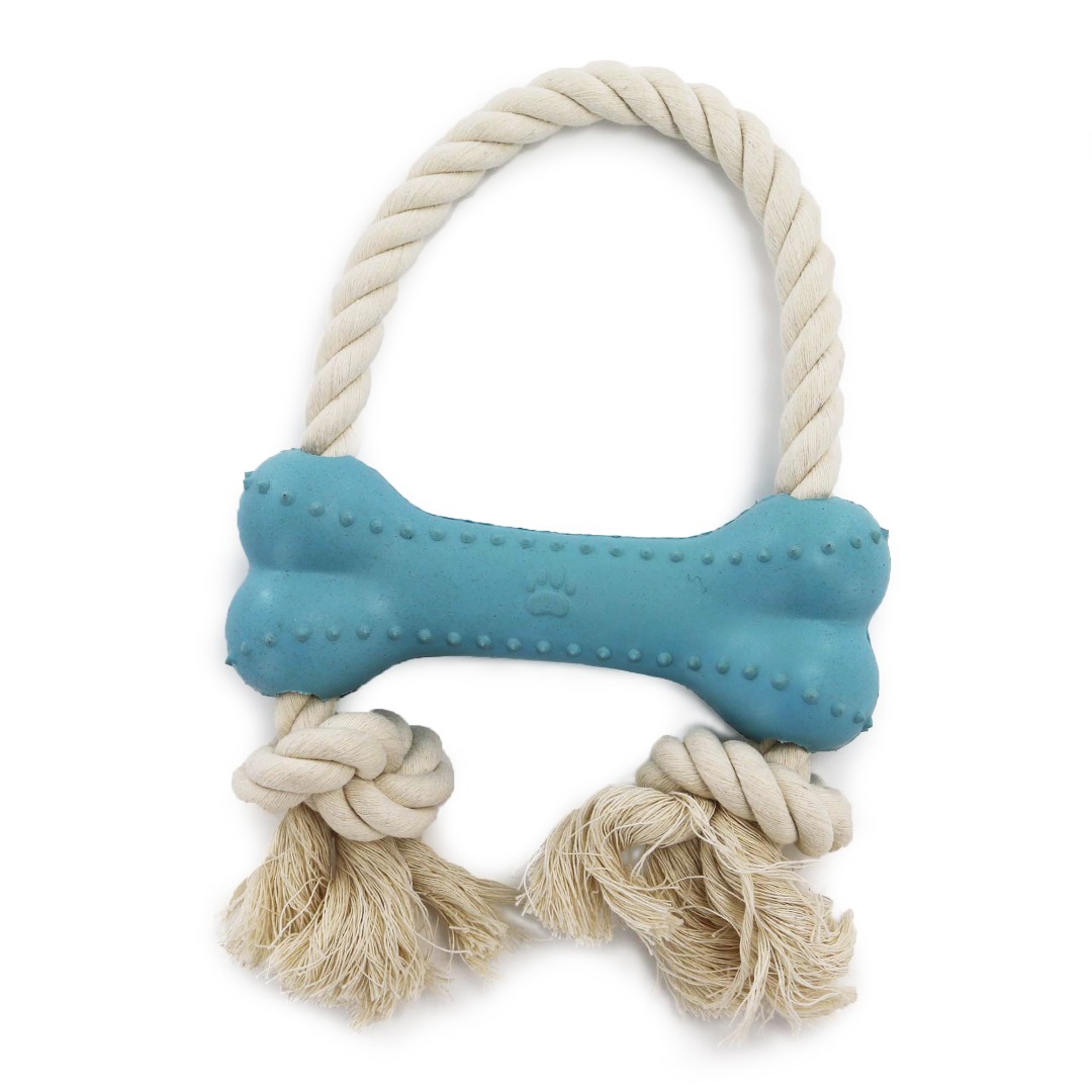 Rice Bone Dog Toy Choice of 3 Colours