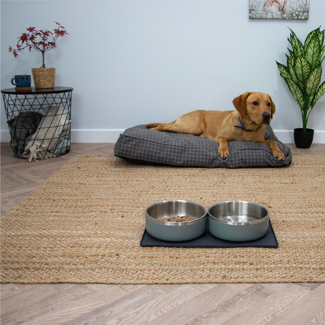 Ancol Grey Dog Feeding Mat