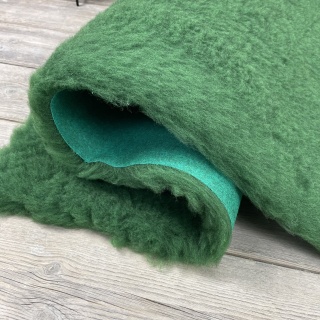 Traditional Green Vet Bedding roll whelping fleece dog puppy pro bed