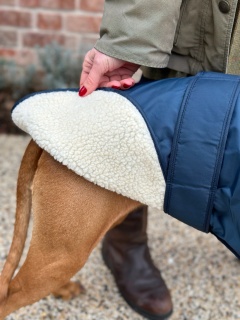 Waterproof Furlined All-Weather Dog Coat Made In England