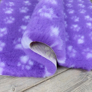 Purple White Paws high grade Vet Bedding non-slip back bed fleece for pets