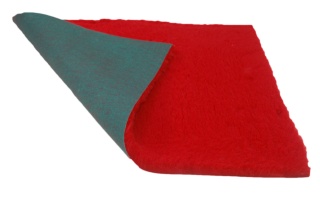 Traditional Red Vet Bedding roll whelping fleece dog puppy pro bed