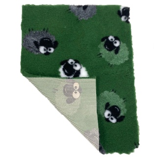 Sheep in Green Field Vet Bedding NON-SLIP ROLL WHELPING FLEECE DOG PUPPY PRO BED