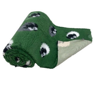 Sheep in Green Field Vet Bedding NON-SLIP ROLL WHELPING FLEECE DOG PUPPY PRO BED