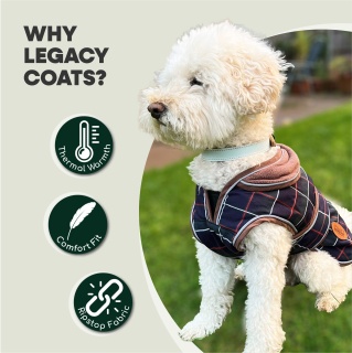 HugglePets Legacy Tartan Dog Coat