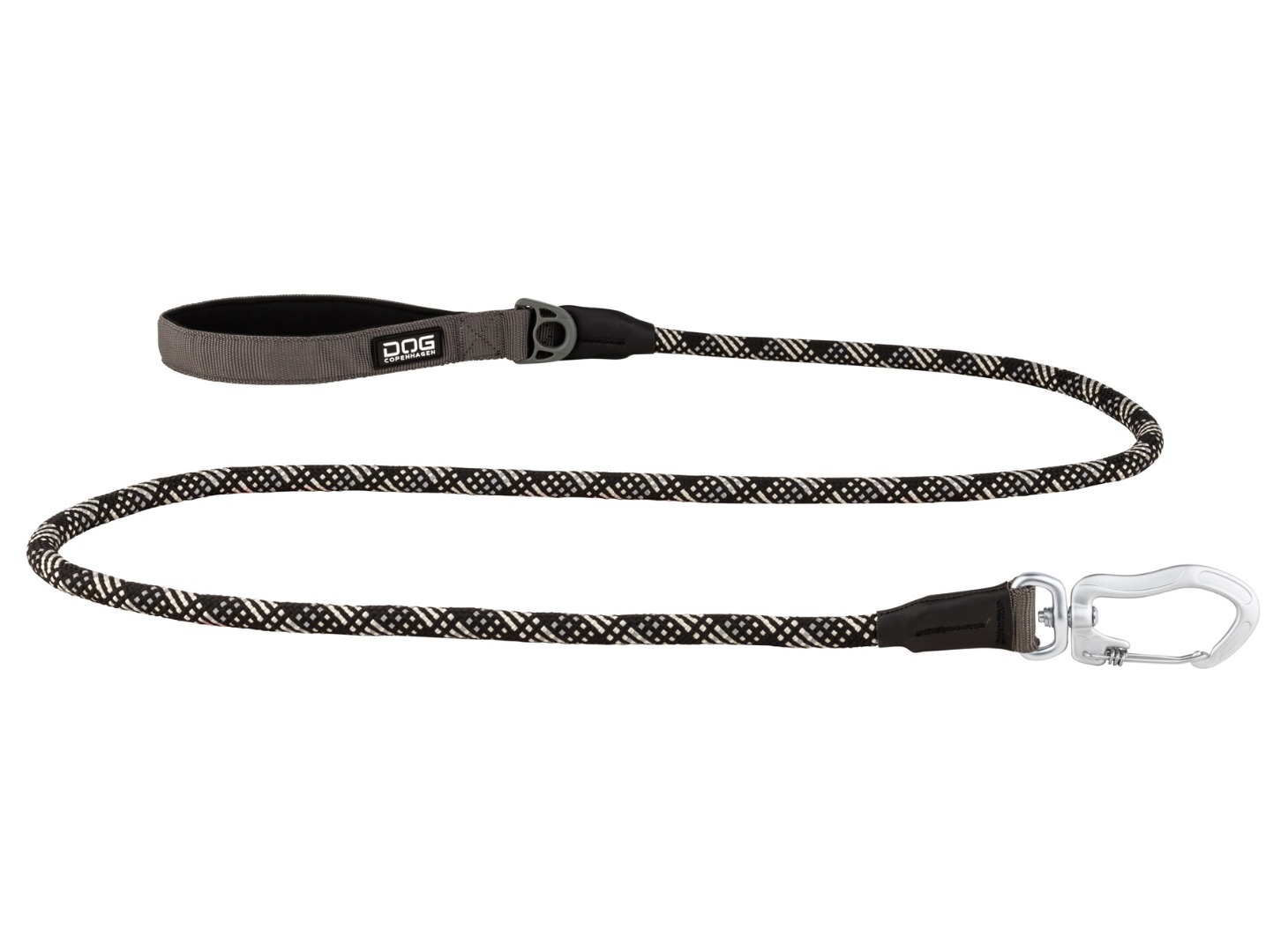 Black DOG Copenhagen Rope Leash, v2 160cm (63'') 8mm SALE