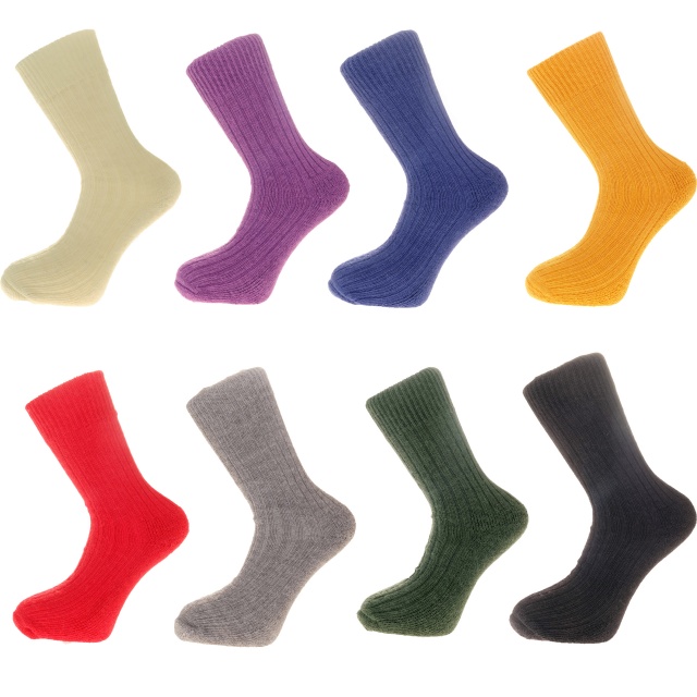 Alpaca walking socks, 75% Alpaca wool. Thick socks with a cushioned sole